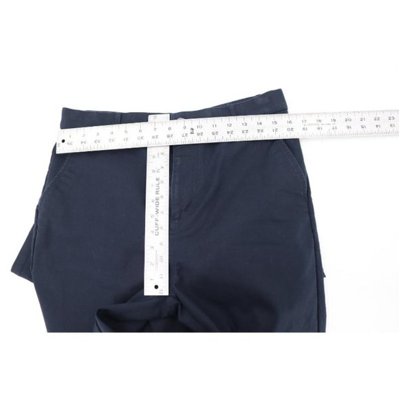 zanerobe pants men's 32 L27 jogger chino flat front slim navy cotton blend - Picture 7 of 11